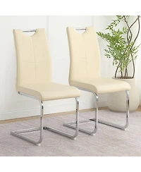 Streamdale Furniture Streamdale Modern Pu Dining Chair (Set of 4