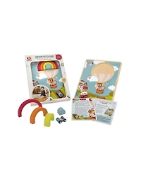 Bababoo and friends Drive Through the Rainbow Puzzle Game