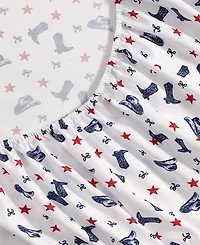 Wrangler Boots N Hats Bow Stars Microfiber 3-Pc. Sheet Set, Twin