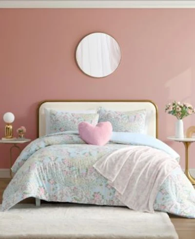 Betsey Johnson Patchwork Floral Microfiber Comforter Set