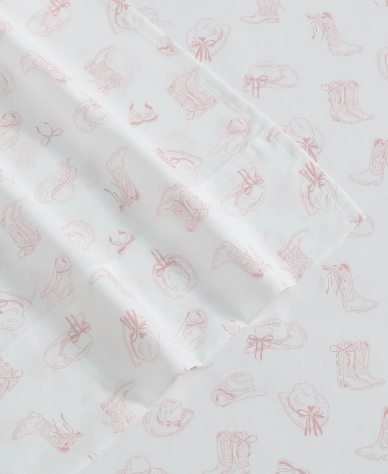 Wrangler Cowboy Like Me Microfiber 4-Pc. Sheet Set