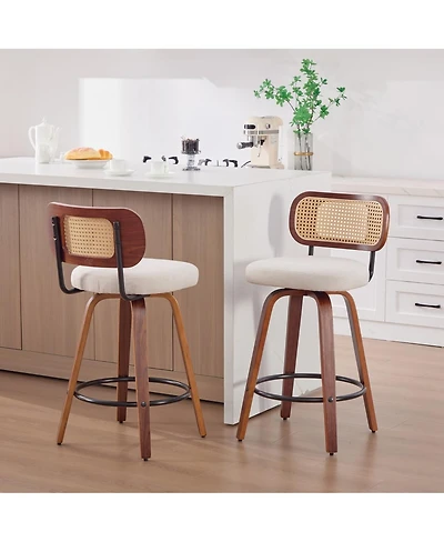 Streamdale Furniture Set of 2 26" Counter Height Bar Stools