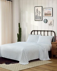 Wrangler Steer Head Stripe Microfiber 3-Pc. Sheet Set