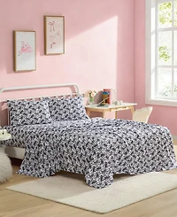 Betsey Johnson Ballet Bows Microfiber 4-Pc. Sheet Set
