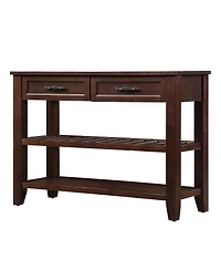 Streamdale Furniture Mid-Century Style Sideboard Buffet with Large Storage Space