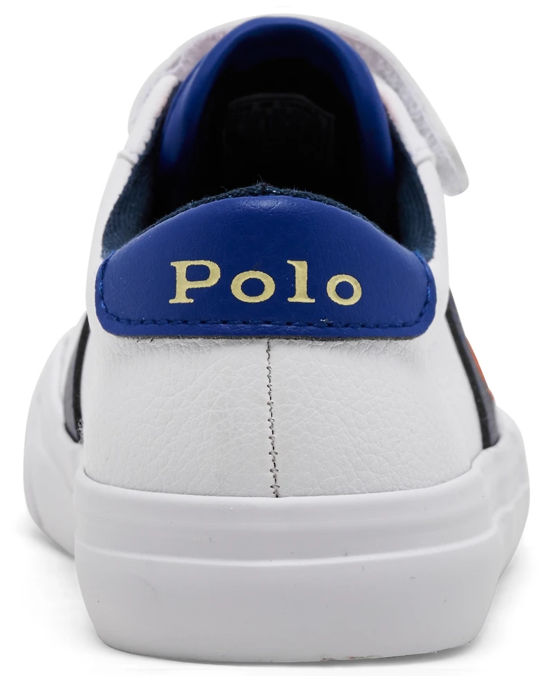 Polo Ralph Lauren Little Girls Ryley Fastening Strap Casual Sneakers from Finish Line