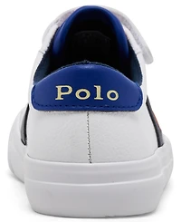 Polo Ralph Lauren Little Girls Ryley Fastening Strap Casual Sneakers from Finish Line