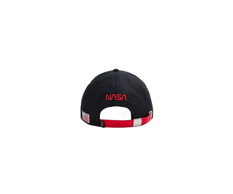 Alpha Industries Men's Nasa Worm Logo Cap