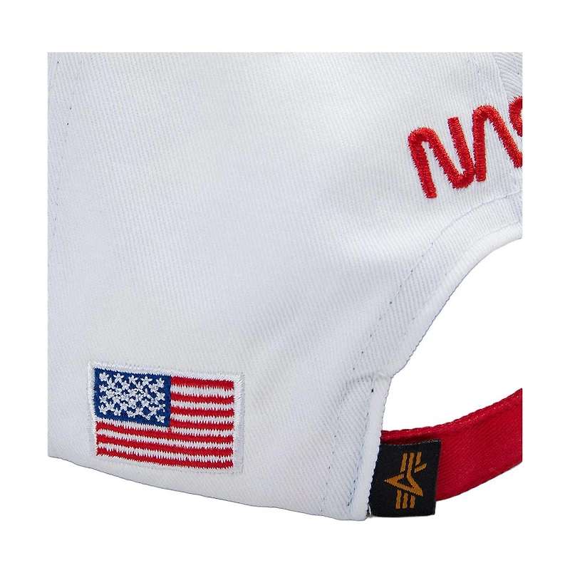 Alpha Industries Men's Nasa Worm Logo Cap