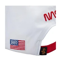 Alpha Industries Men's Nasa Worm Logo Cap