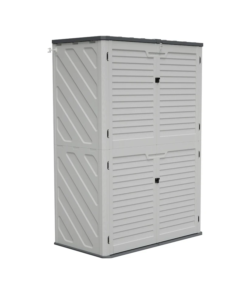 Streamdale Furniture Streamdale Rust Proof Resin Garden Equipment Storage - Weatherproof, Spacious, Uv Resistant