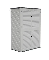 Streamdale Furniture Streamdale Rust Proof Resin Garden Equipment Storage - Weatherproof, Spacious, Uv Resistant