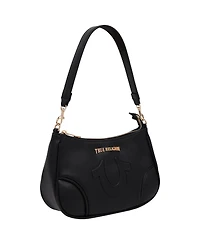 True Religion Women's Trapunto Logo Shoulder Bag