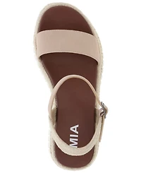Mia Women's Yanis Round Toe Wedge Sandals