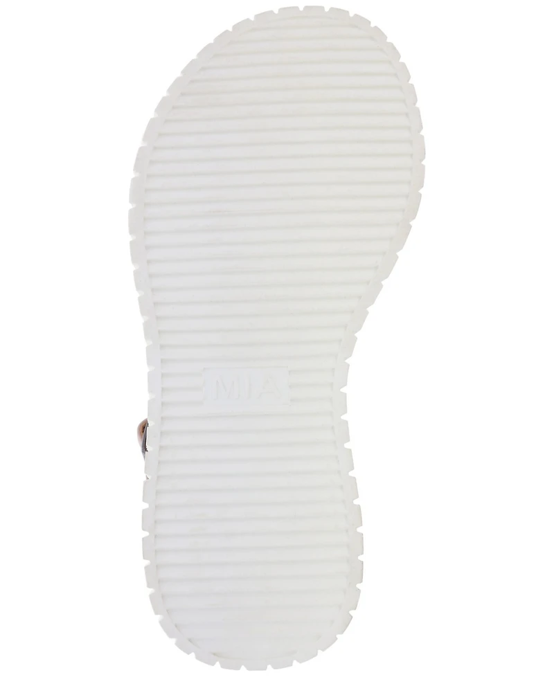 Mia Women's Yanis Round Toe Wedge Sandals