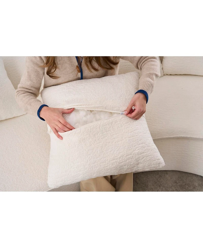 Streamdale Furniture 133" Modular U-Shaped Sectional Sofa with Removable Recliner