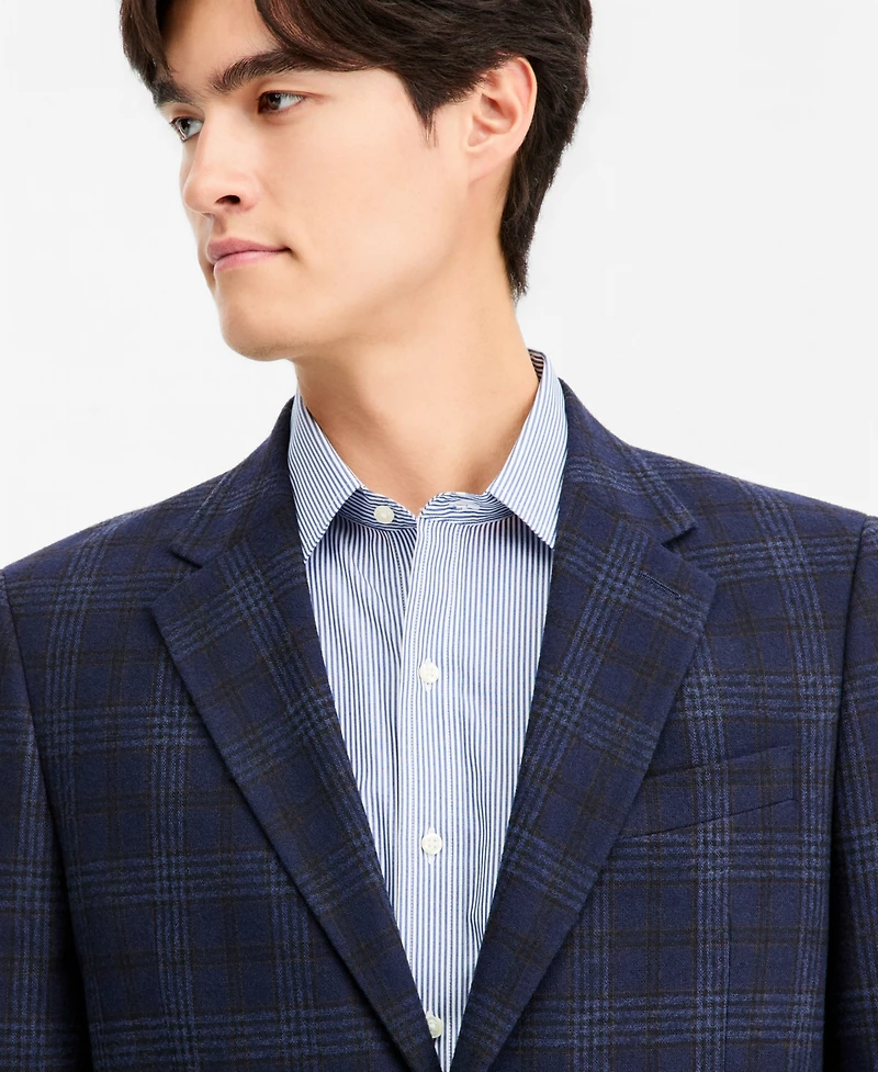 Nautica Men's Modern-Fit Tweed Patterned Sport Coat