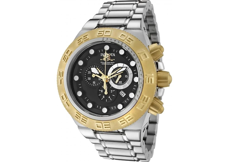 Invicta Men's 1528 Subaqua Noma Iv Quartz Chronograph Black Dial Watch