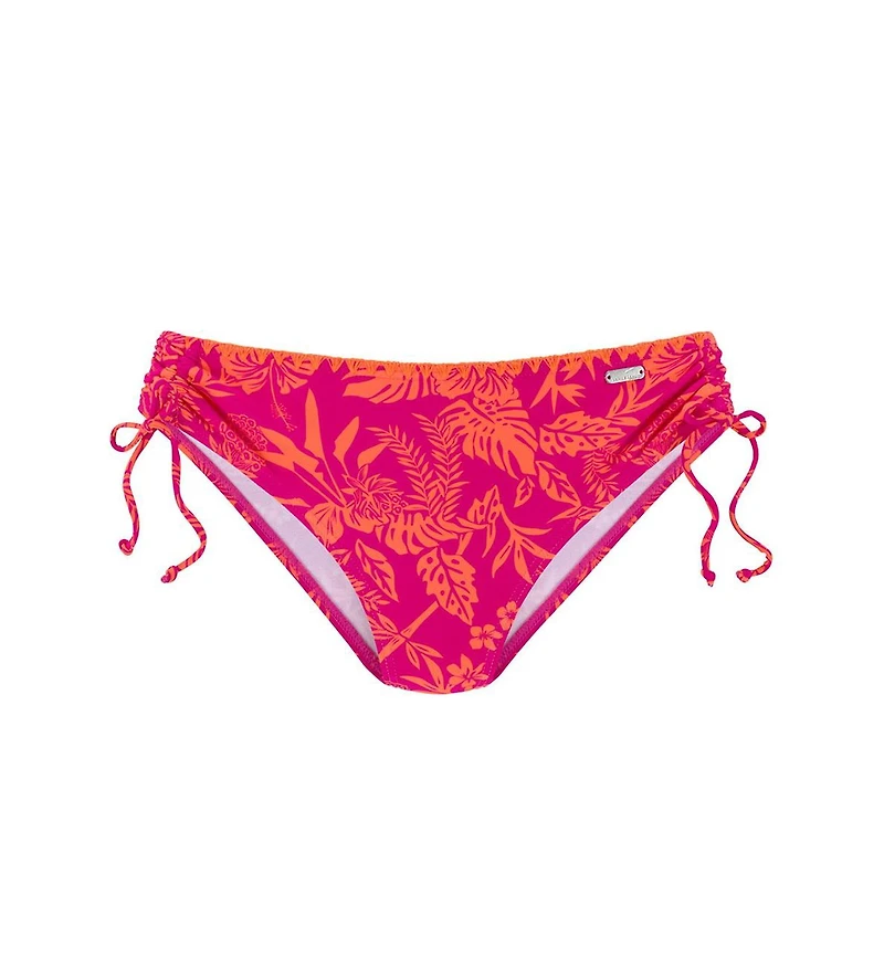 Lascana Women's Tropical Mid Rise Bikini Swimsuit Bottom