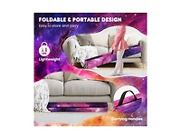 Hongge 9 Ft Folding Gymnastics Balance Beam with Anti-slip Base and Pine Wood Frame