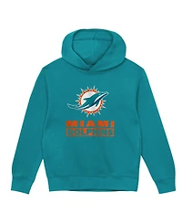 Outerstuff Toddler Aqua Miami Dolphins Back to Basics Hoodie