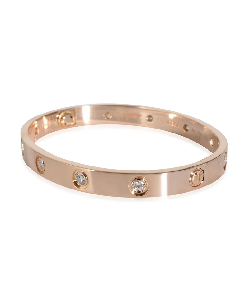 Pre-Owned Cartier Rose Gold Diamond Love Bracelet