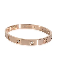Pre-Owned Cartier Rose Gold Diamond Love Bracelet