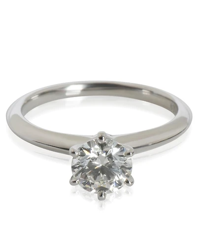 Pre-Owned Tiffany & Co 0.88 ct Round Brilliant Diamond Engagement Ring