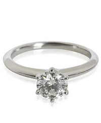 Pre-Owned Tiffany & Co 0.88 ct Round Brilliant Diamond Engagement Ring
