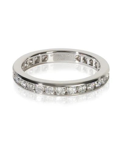 Pre-Owned Tiffany & Co Platinum Diamond Channel Set Eternity Band