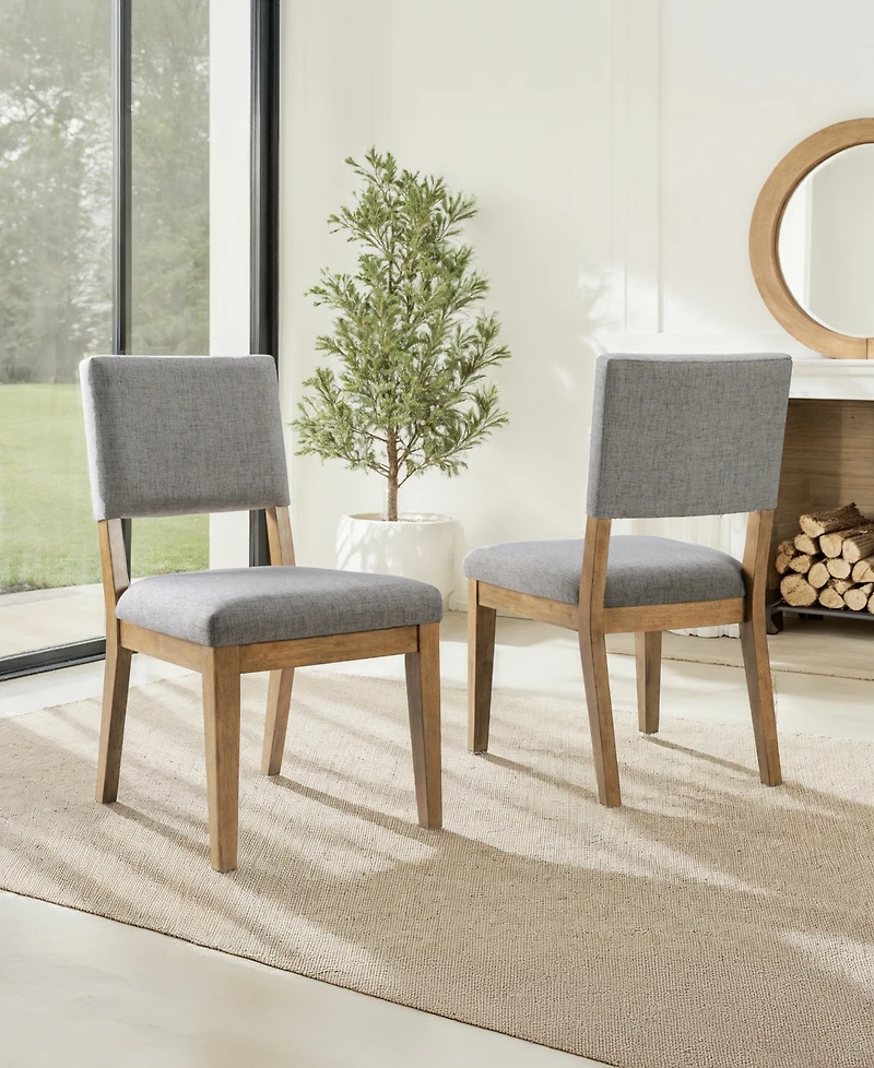 Selby 36.4" Rubberwood Upholstered Dining Chair