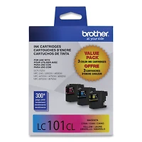 Brother Innobella Standard Yield Color Ink Cartridge Pack, Includes Cyan, Magenta and Yellow Ink Cartridges