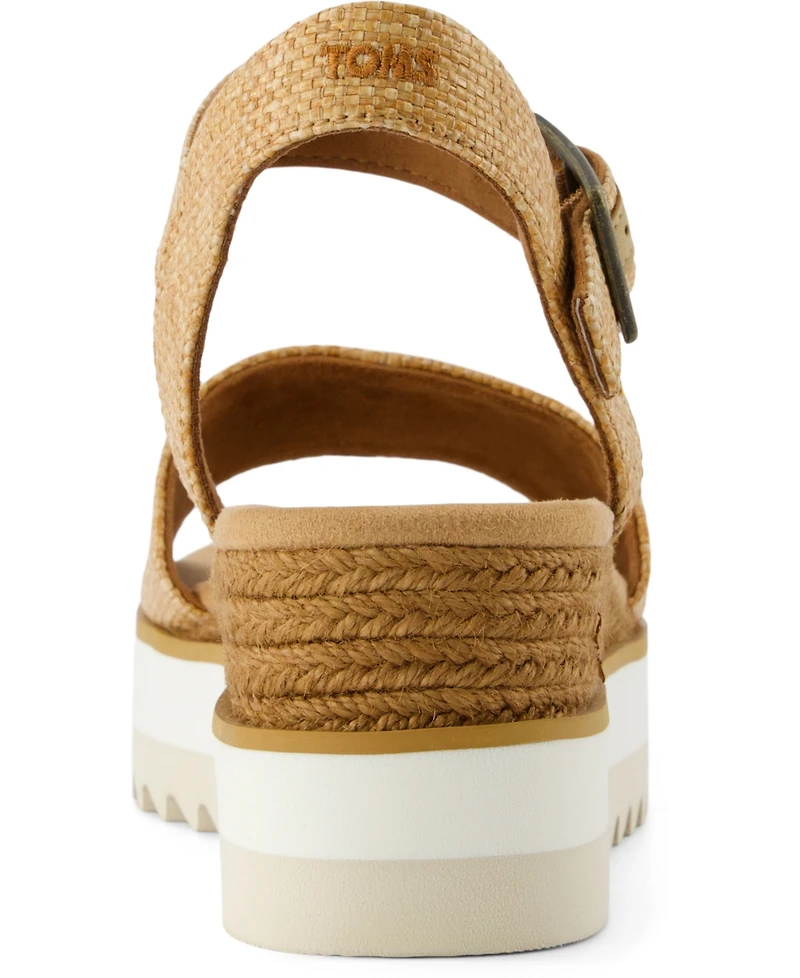 Toms Women's Diana Platform Wedge Sandals