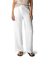 Eileen Fisher Women's Straight Leg Trousers Pants
