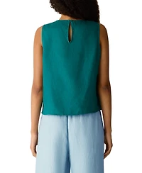 Eileen Fisher Women's Round Neck Shell Top