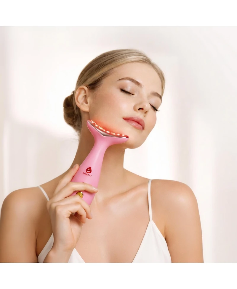 Pursonic Led Light Therapy Neck And Face Sculpting Wand