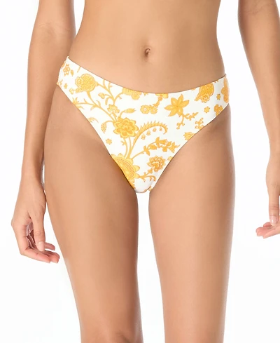 Michael Kors Women's Pull-On High-Leg Bikini Bottoms