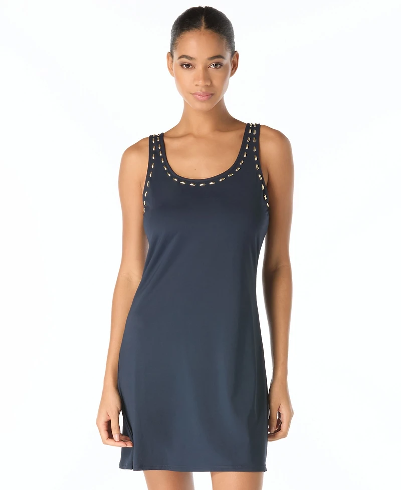 Michael Kors Women's Sleeveless Cover-Up Swim Dress
