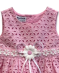Blueberi Bouevard Baby Girls' Sleeveless Eyelet Dress