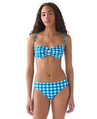 kate spade new york Women's Sweetheart Neck Ruched Bra Top