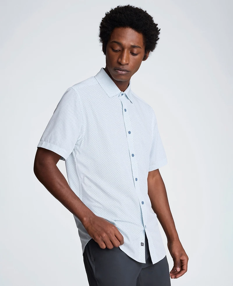 Kenneth Cole Men's Slim Fit Short-Sleeve Shirt