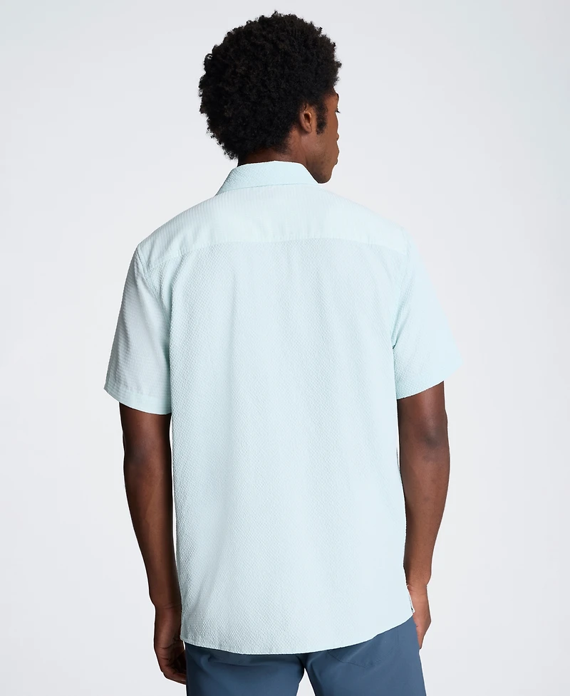 Kenneth Cole Men's Slim Fit Short-Sleeve Shirt