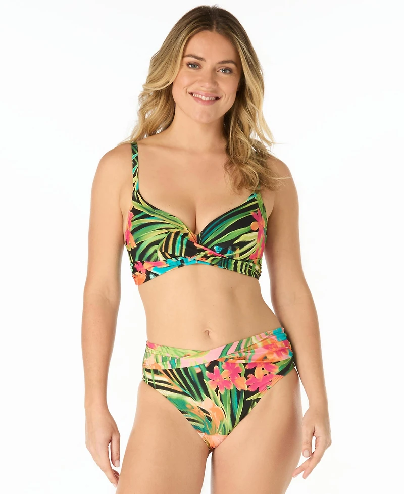 Coco Reef Women's V-Neck Bra Sized Curve Bikini Top