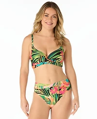 Coco Reef Women's V-Neck Bra Sized Curve Bikini Top