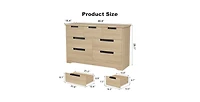 gaomon 7 Drawer Dresser for Bedroom, Dresser Organizer with Embedded Handles Design