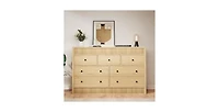 gaomon 7 Drawer Dresser for Bedroom, 54" Wide Wooden Chest of Drawers