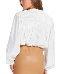 Bishop + Young Women's Bishop + Young Pintuck Detail Blouse