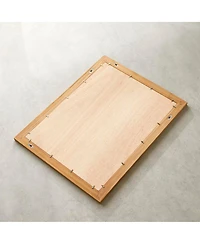 Tikamoon Solid Teak Wood Mirror 90x70 Wall Hanging Bathroom Living Room