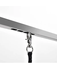 Aostirmotor 36" Folding Dog and Cat Grooming Table, Stainless Steel Top with Non-Slip Surface