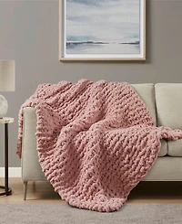 Madison Park Chunky-Knit Chenille Throw, 50" x 60"